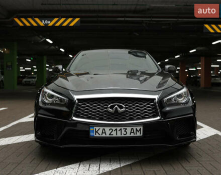 Черный Инфинити Q50, объемом двигателя 3 л и пробегом 157 тыс. км за 17777 $, фото 2 на Automoto.ua