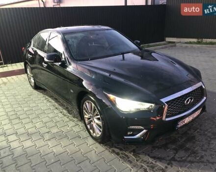 Черный Инфинити Q50, объемом двигателя 1.99 л и пробегом 165 тыс. км за 14999 $, фото 2 на Automoto.ua