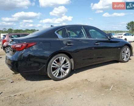 Черный Инфинити Q50, объемом двигателя 3 л и пробегом 144 тыс. км за 3100 $, фото 2 на Automoto.ua