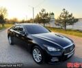 Черный Инфинити Q50, объемом двигателя 2 л и пробегом 126 тыс. км за 12800 $, фото 1 на Automoto.ua