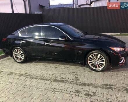 Черный Инфинити Q50, объемом двигателя 1.99 л и пробегом 165 тыс. км за 14999 $, фото 13 на Automoto.ua