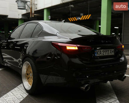 Черный Инфинити Q50, объемом двигателя 3 л и пробегом 157 тыс. км за 17777 $, фото 3 на Automoto.ua