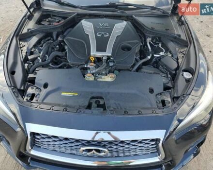 Черный Инфинити Q50, объемом двигателя 3 л и пробегом 144 тыс. км за 3100 $, фото 10 на Automoto.ua