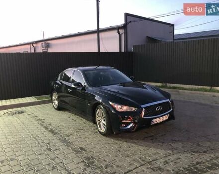 Черный Инфинити Q50, объемом двигателя 1.99 л и пробегом 165 тыс. км за 14999 $, фото 6 на Automoto.ua