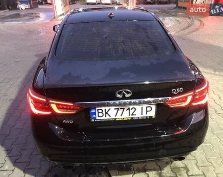 Черный Инфинити Q50, объемом двигателя 1.99 л и пробегом 165 тыс. км за 14999 $, фото 8 на Automoto.ua