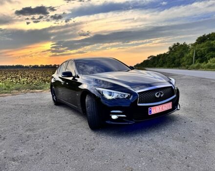 Черный Инфинити Q50, объемом двигателя 2 л и пробегом 61 тыс. км за 20000 $, фото 3 на Automoto.ua