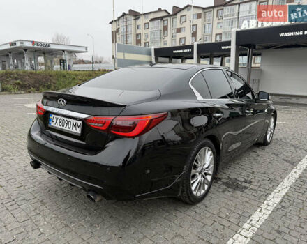 Чорний Інфініті Q50, об'ємом двигуна 3 л та пробігом 86 тис. км за 14500 $, фото 5 на Automoto.ua
