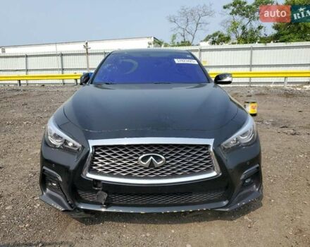 Черный Инфинити Q50, объемом двигателя 3 л и пробегом 84 тыс. км за 2900 $, фото 4 на Automoto.ua