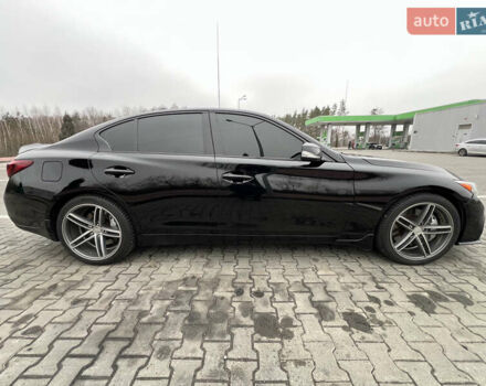 Черный Инфинити Q50, объемом двигателя 3 л и пробегом 113 тыс. км за 17500 $, фото 17 на Automoto.ua