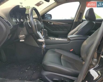 Черный Инфинити Q50, объемом двигателя 3 л и пробегом 84 тыс. км за 2900 $, фото 6 на Automoto.ua