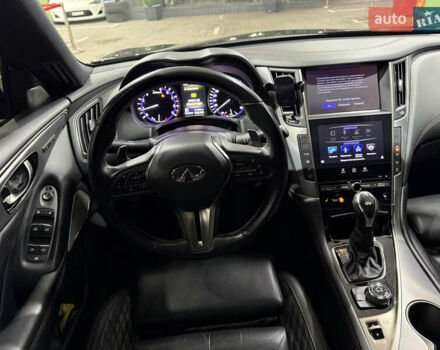 Черный Инфинити Q50, объемом двигателя 3 л и пробегом 64 тыс. км за 21500 $, фото 5 на Automoto.ua