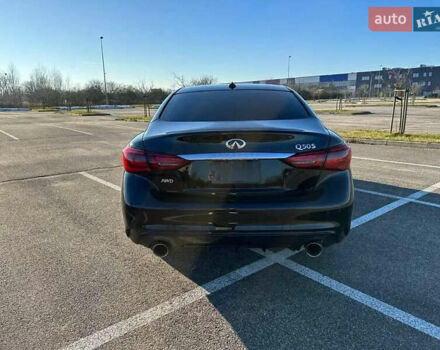 Черный Инфинити Q50, объемом двигателя 1.99 л и пробегом 90 тыс. км за 20000 $, фото 6 на Automoto.ua