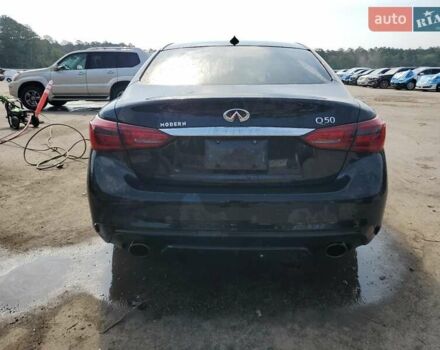 Черный Инфинити Q50, объемом двигателя 3 л и пробегом 75 тыс. км за 2900 $, фото 5 на Automoto.ua