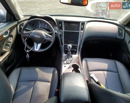 Черный Инфинити Q50, объемом двигателя 3 л и пробегом 84 тыс. км за 2900 $, фото 7 на Automoto.ua