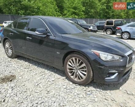 Черный Инфинити Q50, объемом двигателя 3 л и пробегом 80 тыс. км за 2900 $, фото 3 на Automoto.ua