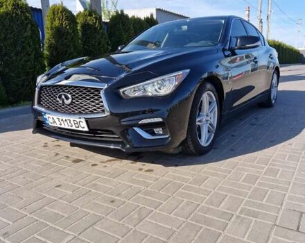 Чорний Інфініті Q50, об'ємом двигуна 3 л та пробігом 105 тис. км за 22000 $, фото 1 на Automoto.ua