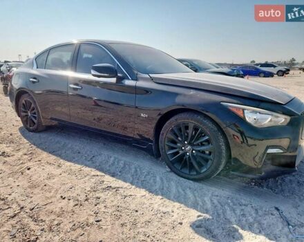 Черный Инфинити Q50, объемом двигателя 3 л и пробегом 62 тыс. км за 3500 $, фото 3 на Automoto.ua