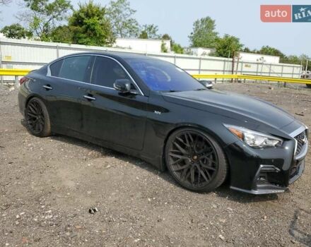 Черный Инфинити Q50, объемом двигателя 3 л и пробегом 84 тыс. км за 2900 $, фото 3 на Automoto.ua