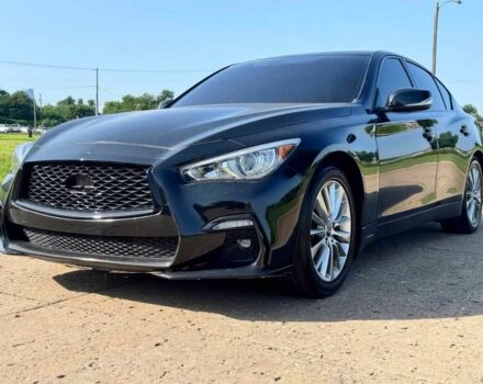 Черный Инфинити Q50, объемом двигателя 3 л и пробегом 40 тыс. км за 7700 $, фото 2 на Automoto.ua