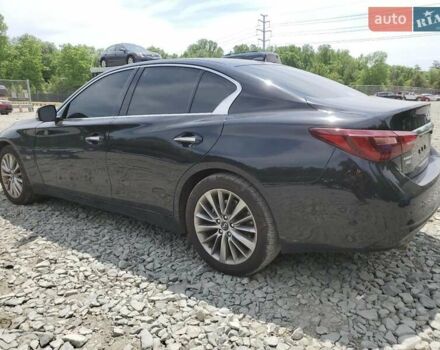 Черный Инфинити Q50, объемом двигателя 3 л и пробегом 80 тыс. км за 2900 $, фото 1 на Automoto.ua