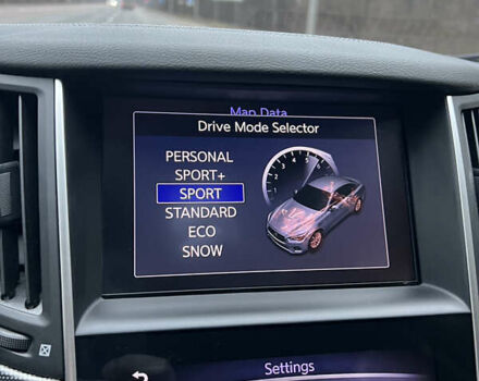 Черный Инфинити Q50, объемом двигателя 3 л и пробегом 113 тыс. км за 17500 $, фото 2 на Automoto.ua