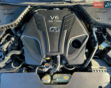 Черный Инфинити Q50, объемом двигателя 1.99 л и пробегом 90 тыс. км за 20000 $, фото 14 на Automoto.ua