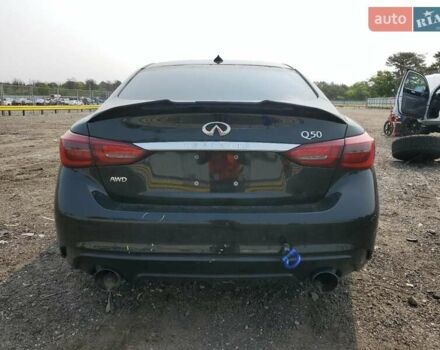 Черный Инфинити Q50, объемом двигателя 3 л и пробегом 84 тыс. км за 2900 $, фото 5 на Automoto.ua