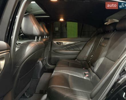 Черный Инфинити Q50, объемом двигателя 3 л и пробегом 64 тыс. км за 21500 $, фото 9 на Automoto.ua