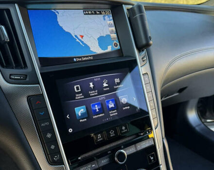 Черный Инфинити Q50, объемом двигателя 3 л и пробегом 114 тыс. км за 23700 $, фото 11 на Automoto.ua