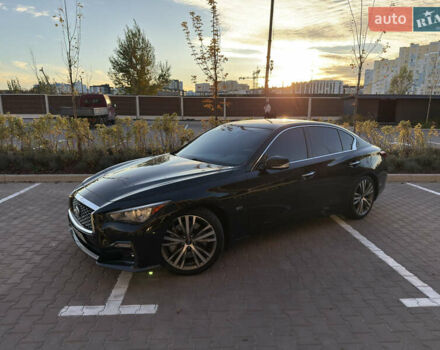 Чорний Інфініті Q50, об'ємом двигуна 3 л та пробігом 82 тис. км за 23000 $, фото 11 на Automoto.ua