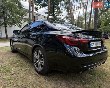 Черный Инфинити Q50, объемом двигателя 3 л и пробегом 92 тыс. км за 19800 $, фото 6 на Automoto.ua
