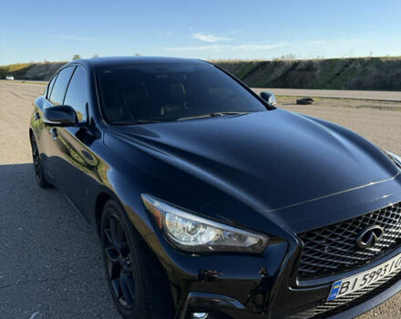 Черный Инфинити Q50, объемом двигателя 3 л и пробегом 114 тыс. км за 23700 $, фото 6 на Automoto.ua