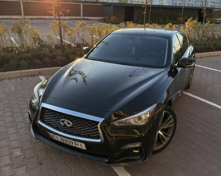 Чорний Інфініті Q50, об'ємом двигуна 3 л та пробігом 82 тис. км за 23000 $, фото 7 на Automoto.ua