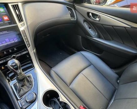 Черный Инфинити Q50, объемом двигателя 3 л и пробегом 84 тыс. км за 17200 $, фото 15 на Automoto.ua