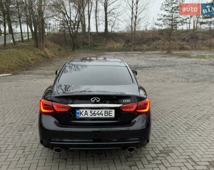 Черный Инфинити Q50, объемом двигателя 1.99 л и пробегом 38 тыс. км за 21500 $, фото 14 на Automoto.ua