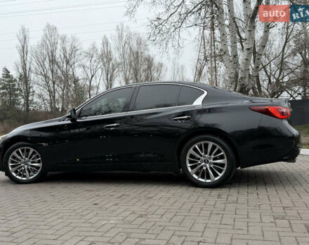 Черный Инфинити Q50, объемом двигателя 1.99 л и пробегом 38 тыс. км за 21500 $, фото 8 на Automoto.ua