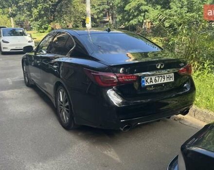 Черный Инфинити Q50, объемом двигателя 3 л и пробегом 84 тыс. км за 17200 $, фото 4 на Automoto.ua