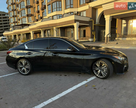 Чорний Інфініті Q50, об'ємом двигуна 3 л та пробігом 82 тис. км за 23000 $, фото 9 на Automoto.ua