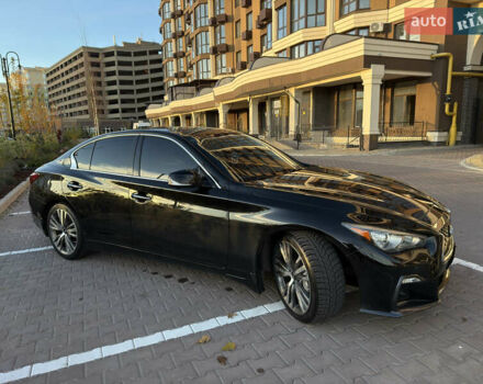 Чорний Інфініті Q50, об'ємом двигуна 3 л та пробігом 82 тис. км за 23000 $, фото 10 на Automoto.ua