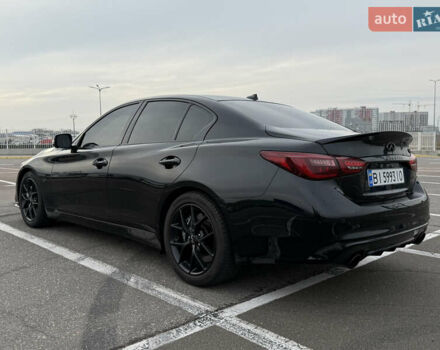 Чорний Інфініті Q50, об'ємом двигуна 3 л та пробігом 115 тис. км за 22000 $, фото 4 на Automoto.ua