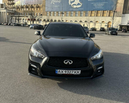 Чорний Інфініті Q50, об'ємом двигуна 3 л та пробігом 79 тис. км за 18500 $, фото 10 на Automoto.ua