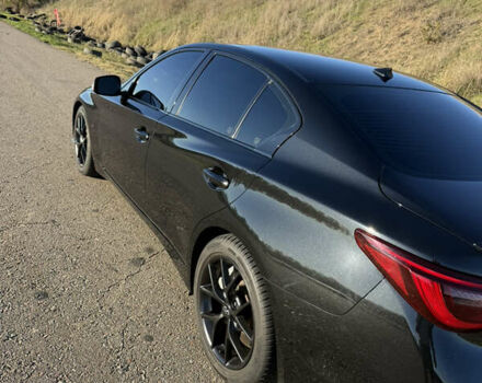 Черный Инфинити Q50, объемом двигателя 3 л и пробегом 114 тыс. км за 23700 $, фото 3 на Automoto.ua