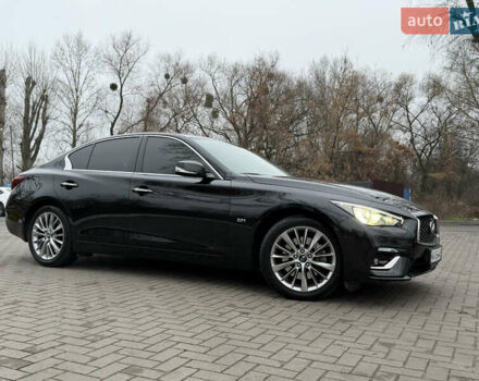 Черный Инфинити Q50, объемом двигателя 1.99 л и пробегом 38 тыс. км за 21500 $, фото 3 на Automoto.ua