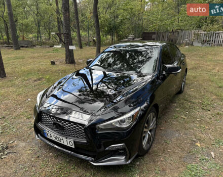Черный Инфинити Q50, объемом двигателя 3 л и пробегом 92 тыс. км за 19800 $, фото 5 на Automoto.ua