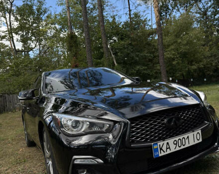 Черный Инфинити Q50, объемом двигателя 3 л и пробегом 92 тыс. км за 19800 $, фото 3 на Automoto.ua