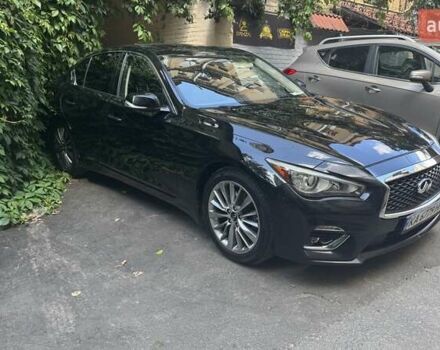 Черный Инфинити Q50, объемом двигателя 3 л и пробегом 84 тыс. км за 17200 $, фото 3 на Automoto.ua