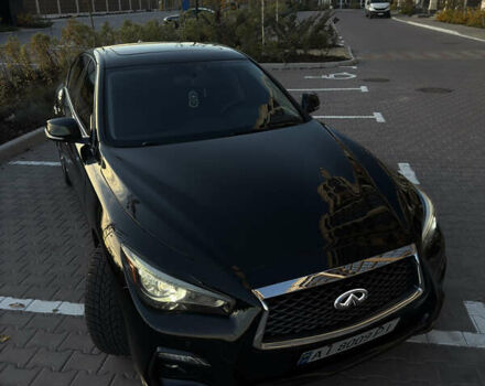 Чорний Інфініті Q50, об'ємом двигуна 3 л та пробігом 82 тис. км за 23000 $, фото 22 на Automoto.ua