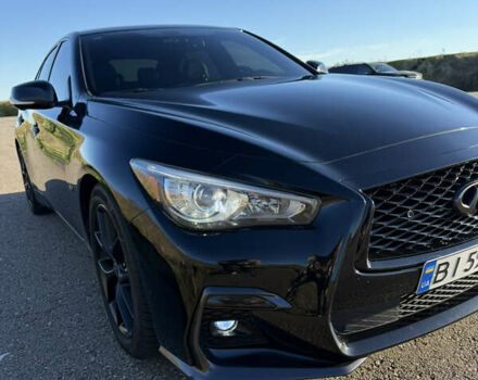 Черный Инфинити Q50, объемом двигателя 3 л и пробегом 114 тыс. км за 23700 $, фото 5 на Automoto.ua