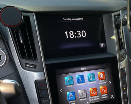 Черный Инфинити Q50, объемом двигателя 3 л и пробегом 55 тыс. км за 26750 $, фото 21 на Automoto.ua