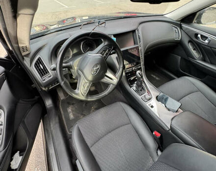 Черный Инфинити Q50, объемом двигателя 1.99 л и пробегом 66 тыс. км за 20000 $, фото 16 на Automoto.ua